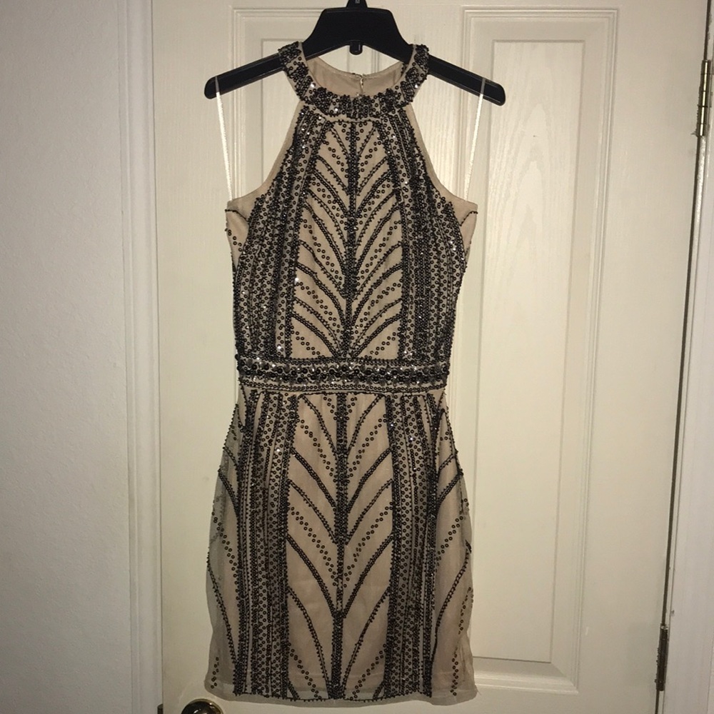 FashionNova “Star Power Beaded Dress”